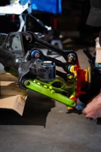Full Rear Suspension Assembly Process. Drift suspension includes reinforced control arms and precision joints. Drift suspension includes reinforced control arms and precision joints
