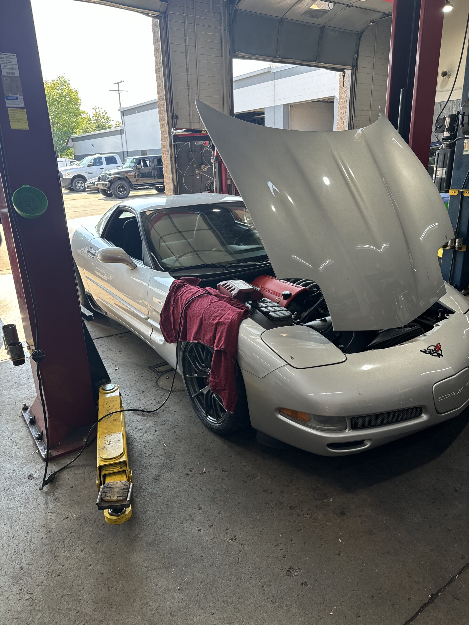 2002 Chevy Corvette Z06 multi-phase track build at Atomic Autosports
