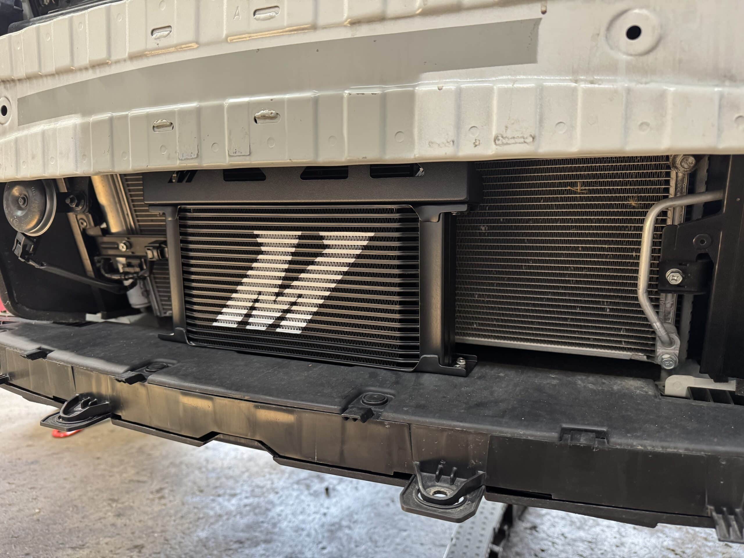 Toyota GR86 build detail — exhaust and underside service